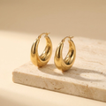 Bombé Bold Huggies — 18k Gold-Plated