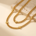Cœur Cuban Chain — 18k Gold-Plated Steel