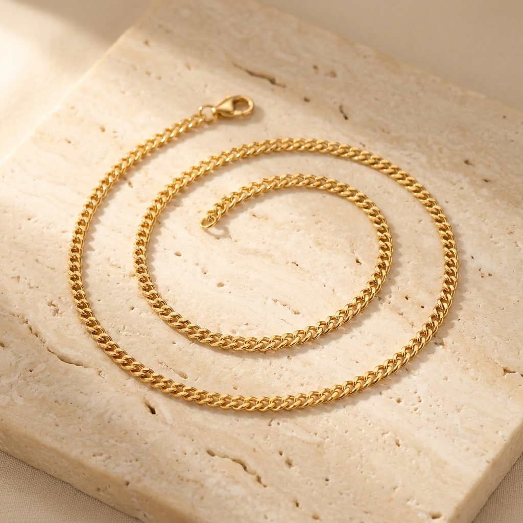Milano Cuban Chain — 18k Gold-Plated Steel