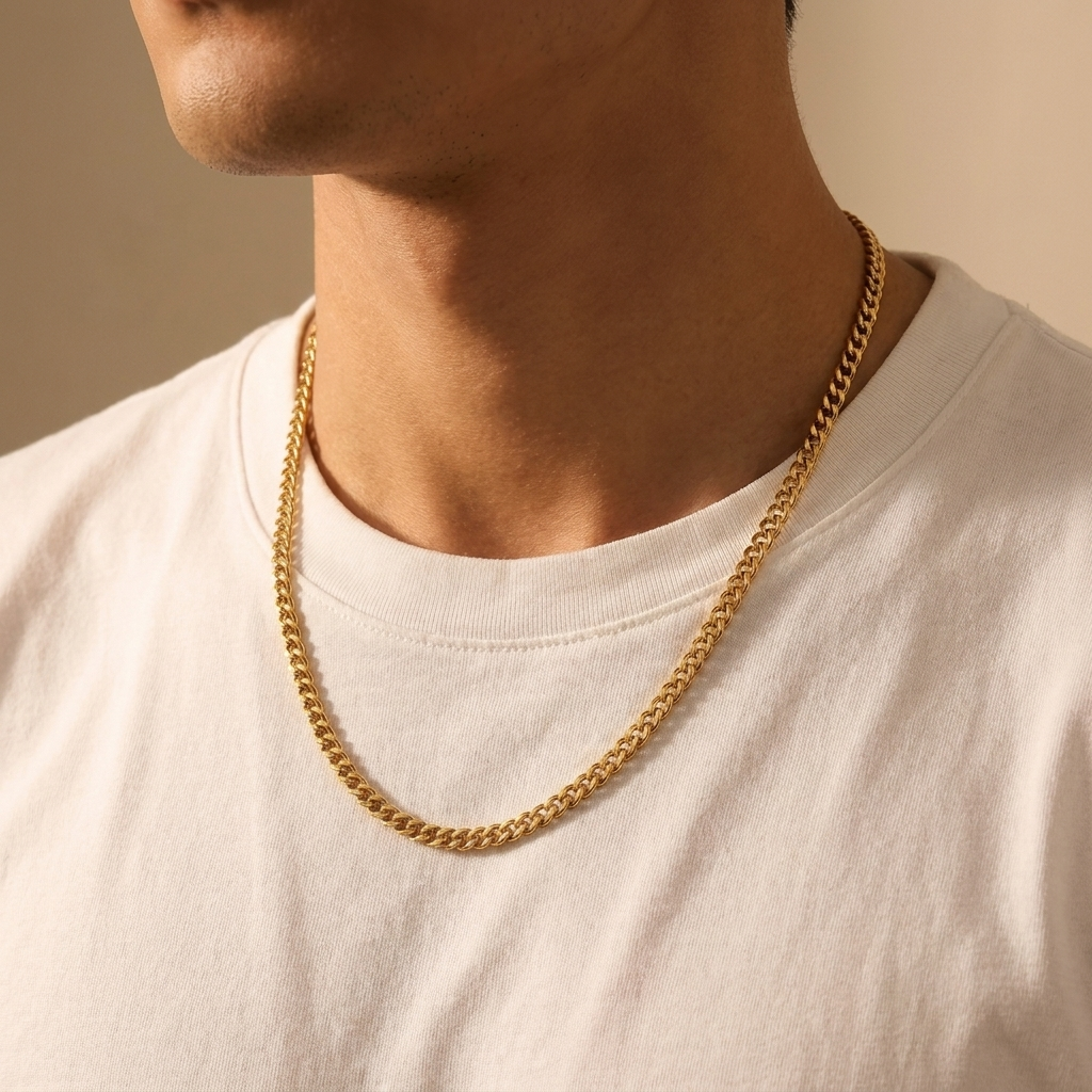 Milano Cuban Chain — 18k Gold-Plated Steel