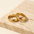 Móbius Dome Band — 18k Gold-Plated Steel