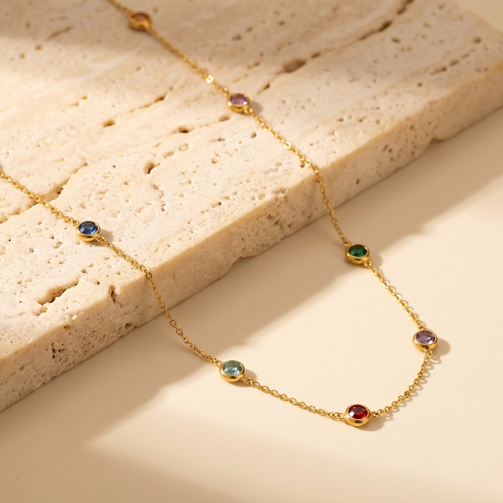 Prisma Station Chain — 18k Gold-Plated