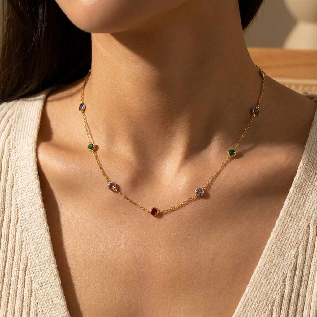 Prisma Station Chain — 18k Gold-Plated